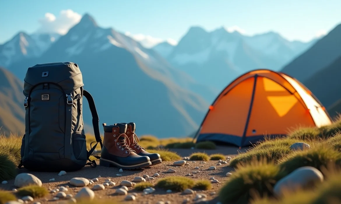 Équipement essentiel pour une randonnée en montagne avec tente