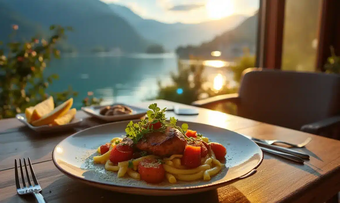 Les trésors culinaires d’Aix-les-Bains : restaurant au bord du lac